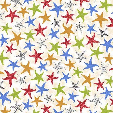 Beach_Day-Starfish_Lt_Sand_2600-32063-E_Cotton_Fabric