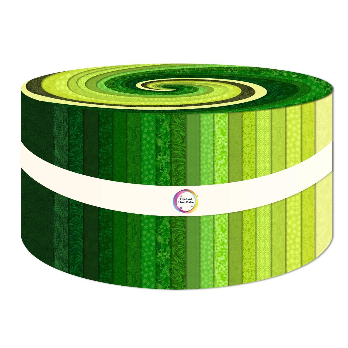Precut_25_Strips-Green_Giant_HFB1DRHGGREENGIANT_Precut_Cotton_Fabric